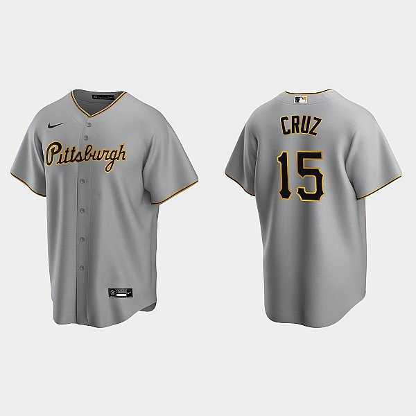 Mens Pittsburgh Pirates #15 Oneil Cruz Nike Gray Road CoolBase Jersey Dzhi,We sell and wholesale Mens Pittsburgh Pirates #15 Oneil Cruz Nike Gray Road CoolBase Jersey Dzhi on line form chian!